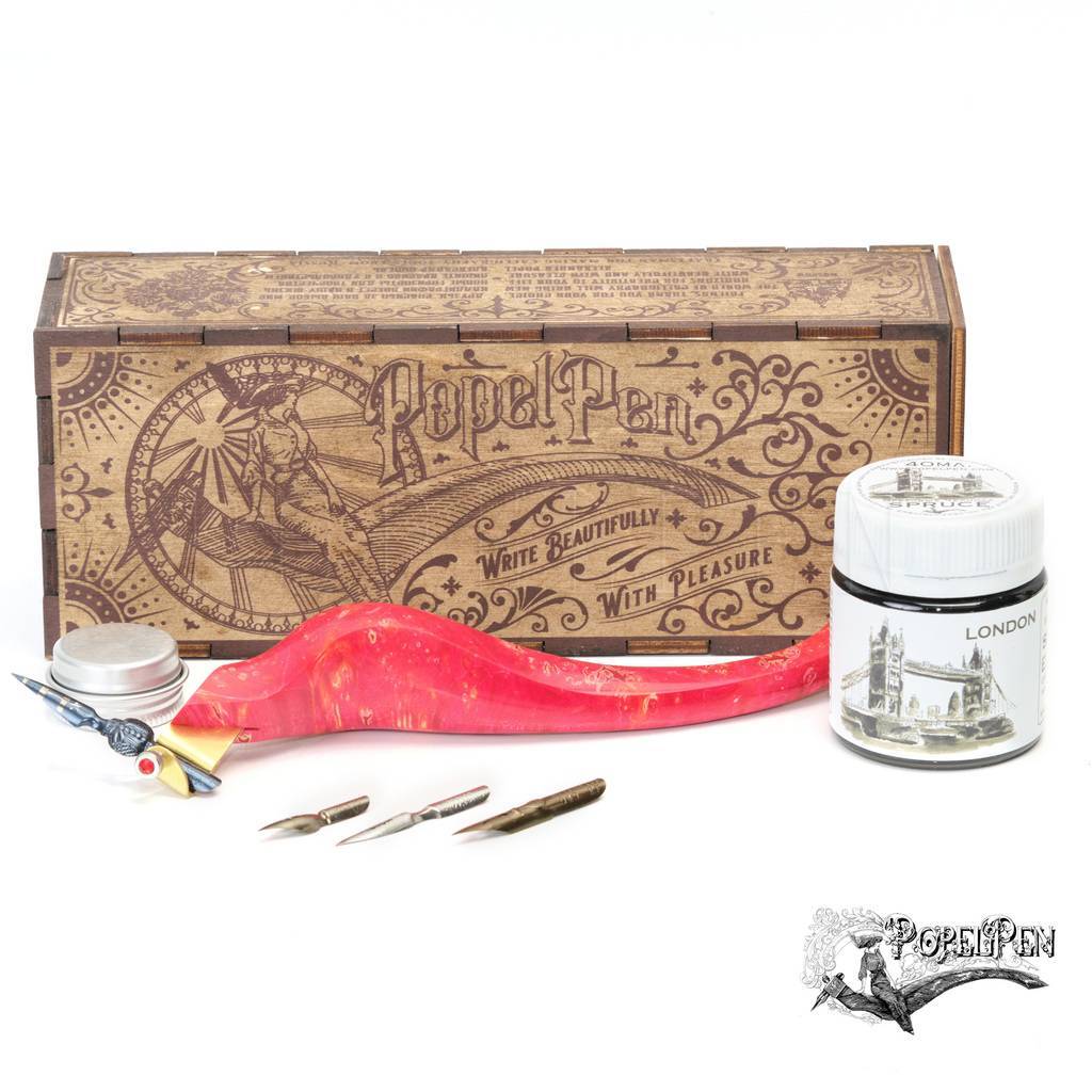 Obliquepenholder  "RED FOX"