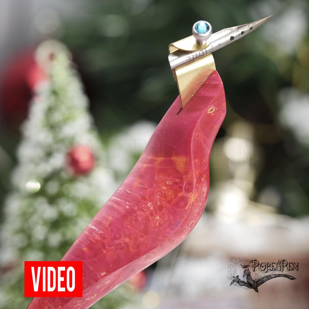 Obliquepenholder  "RED FOX" 002