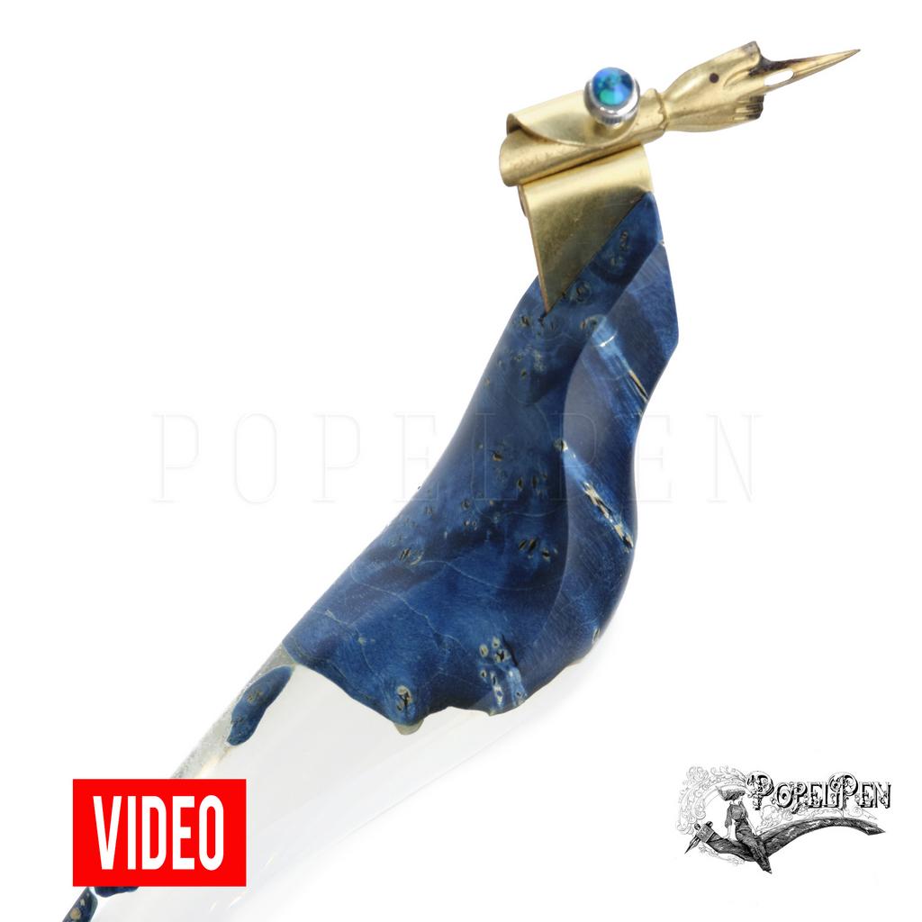 Obliquepenholder  Blue Ice