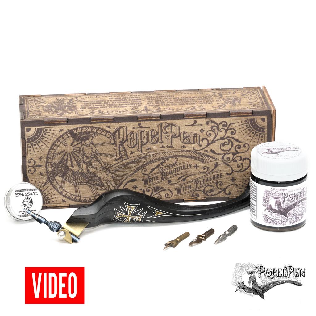 Oblique penholder Maltese Cross