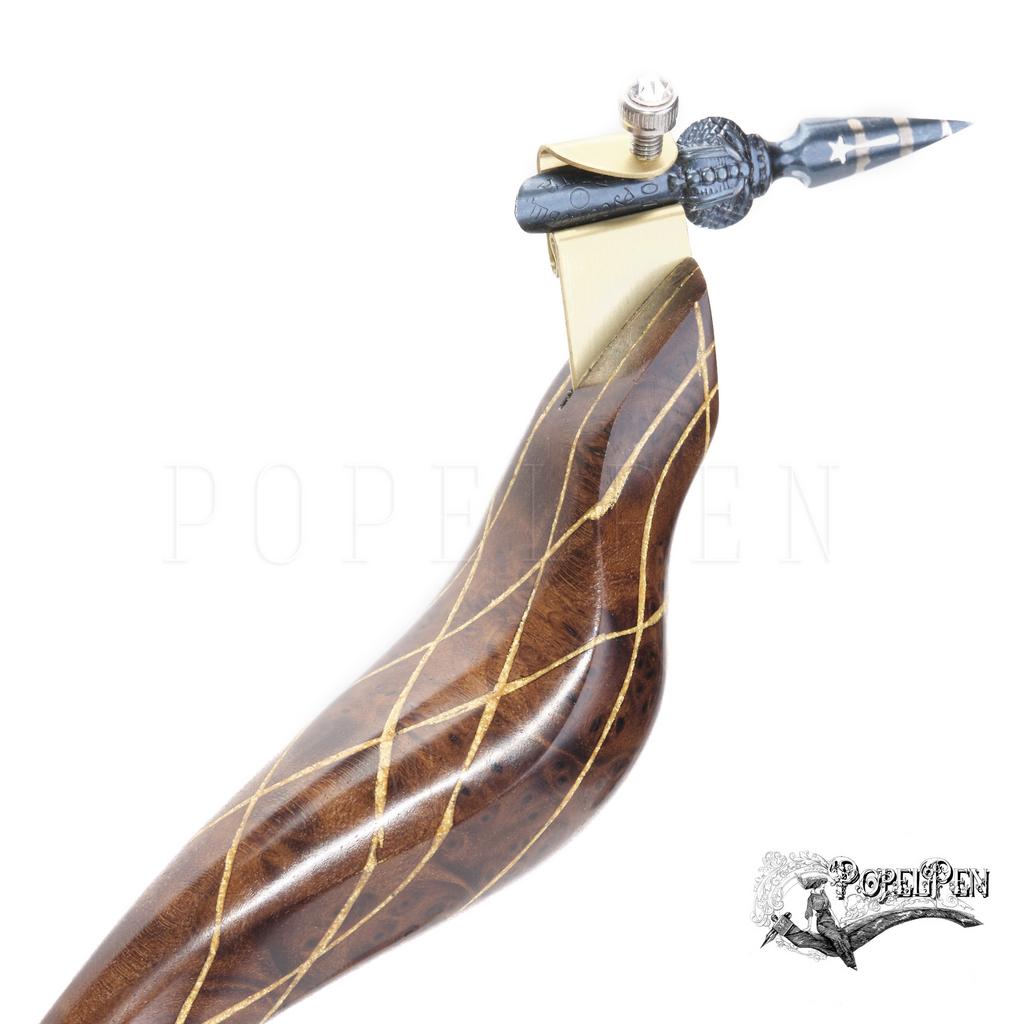 Obliquepenholder  HAVANA GOLD