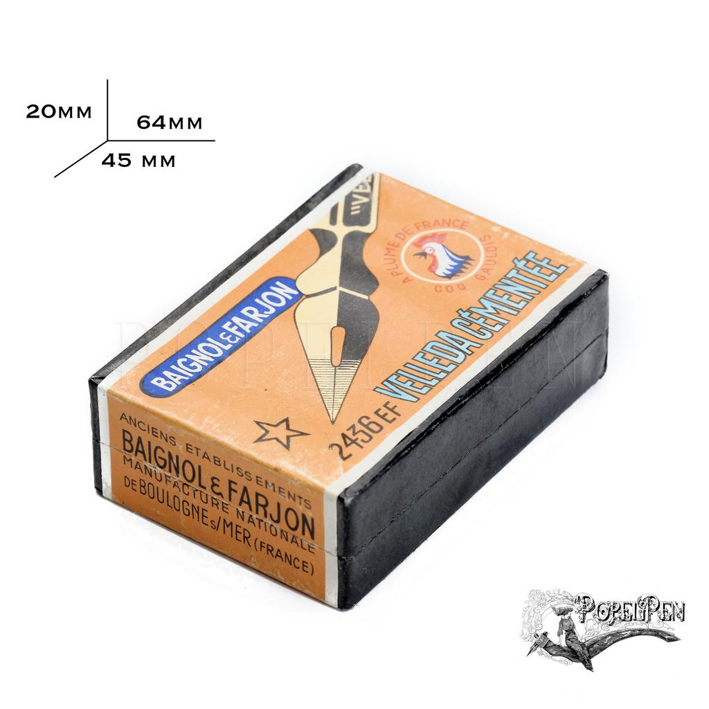 Box plume Baignol Farjon 2436EF Velleda cementee