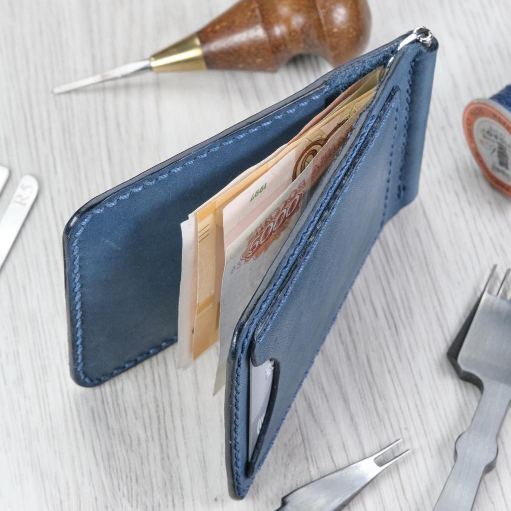 Зажим для денег "Консул" 03. Кожа