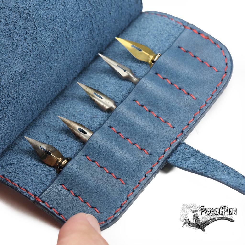 Кожаный пенал для ПЕРЬЕВ. Консул