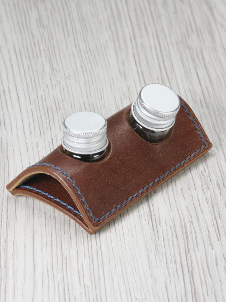 Чернильница Консул 004.  Кожа. 6мл