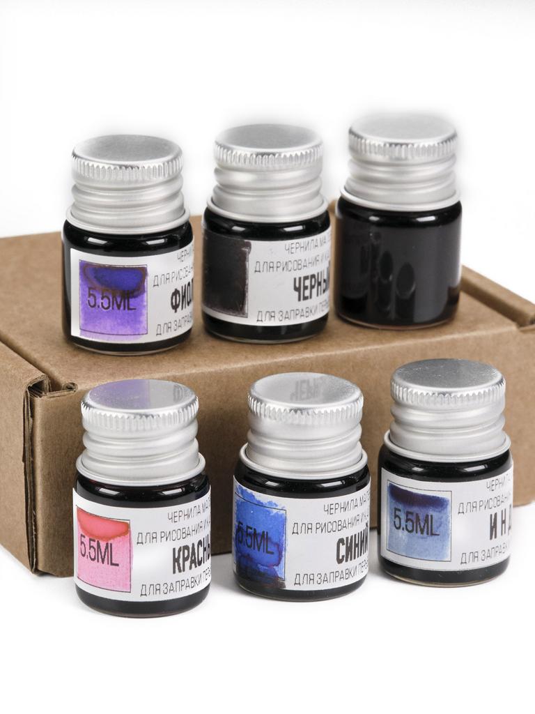 Микс №1 чернила Малевичъ 6х5,5мл