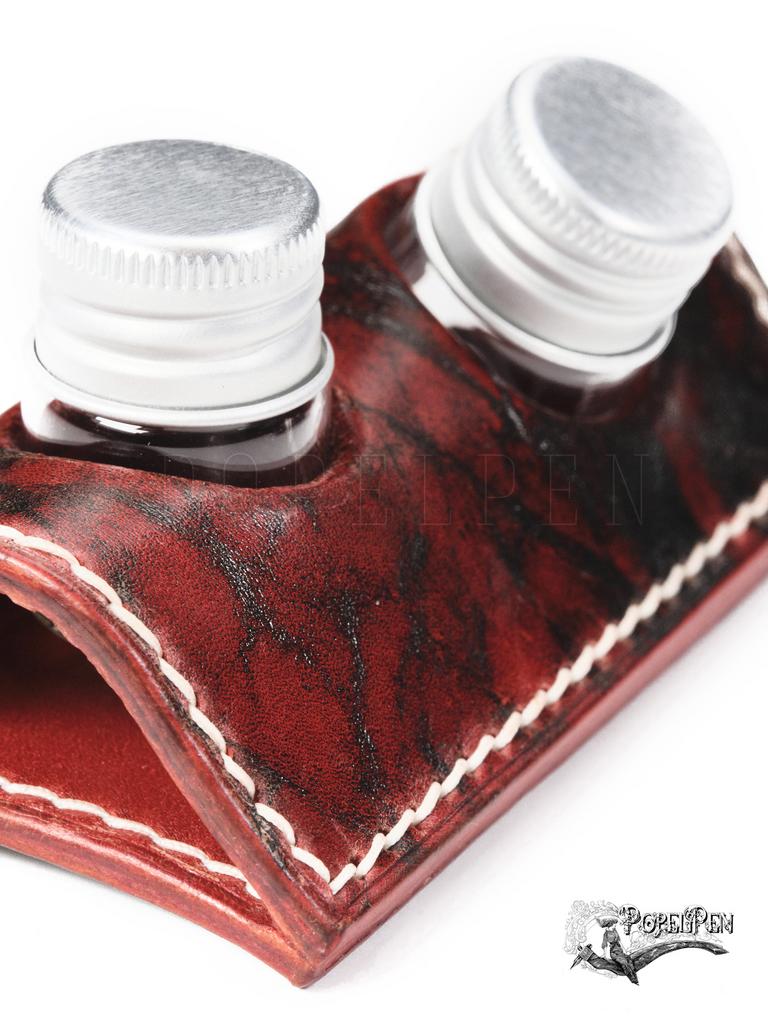 Чернильница Red&Black .  Кожа. 5,5 мл