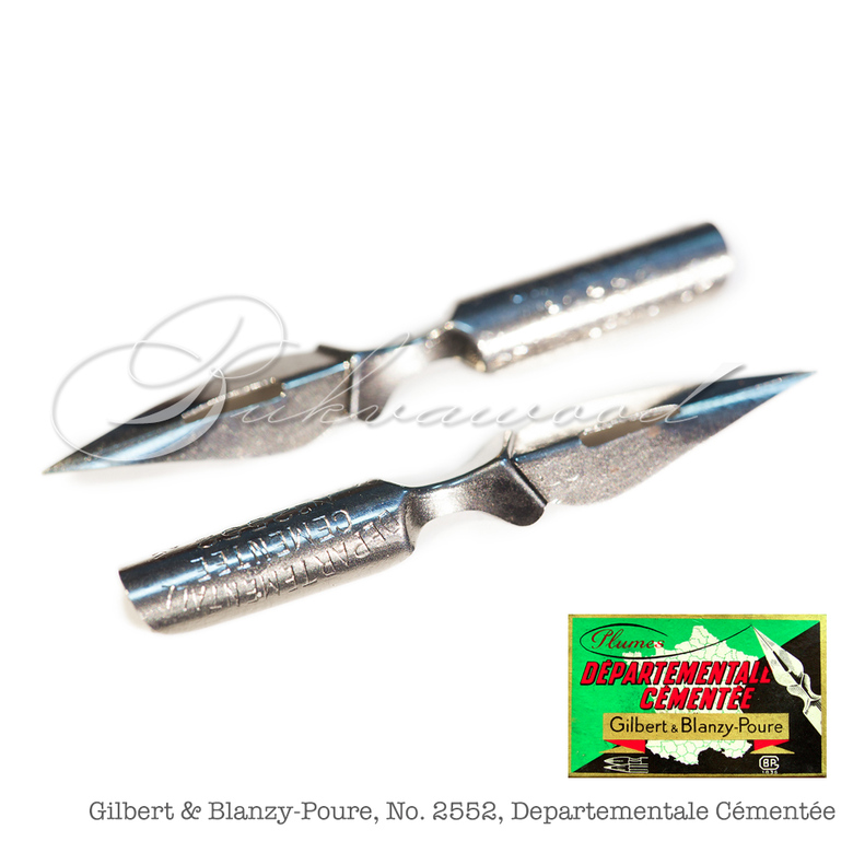 Перо Gilbert & Blanzy-Poure, No. 2552, Departementale Cémentée