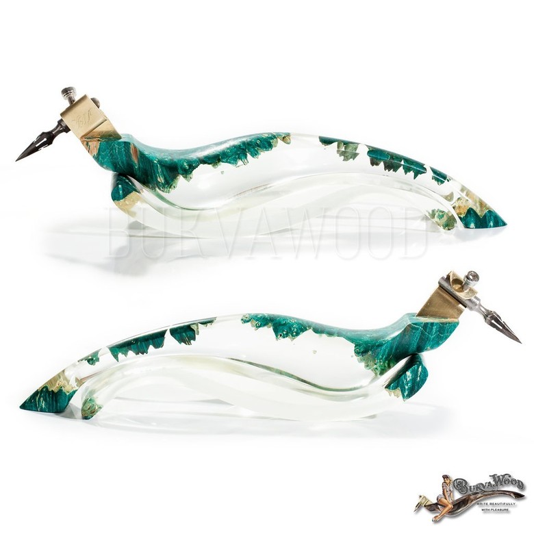 Obliquepenholder "Mr.Green"