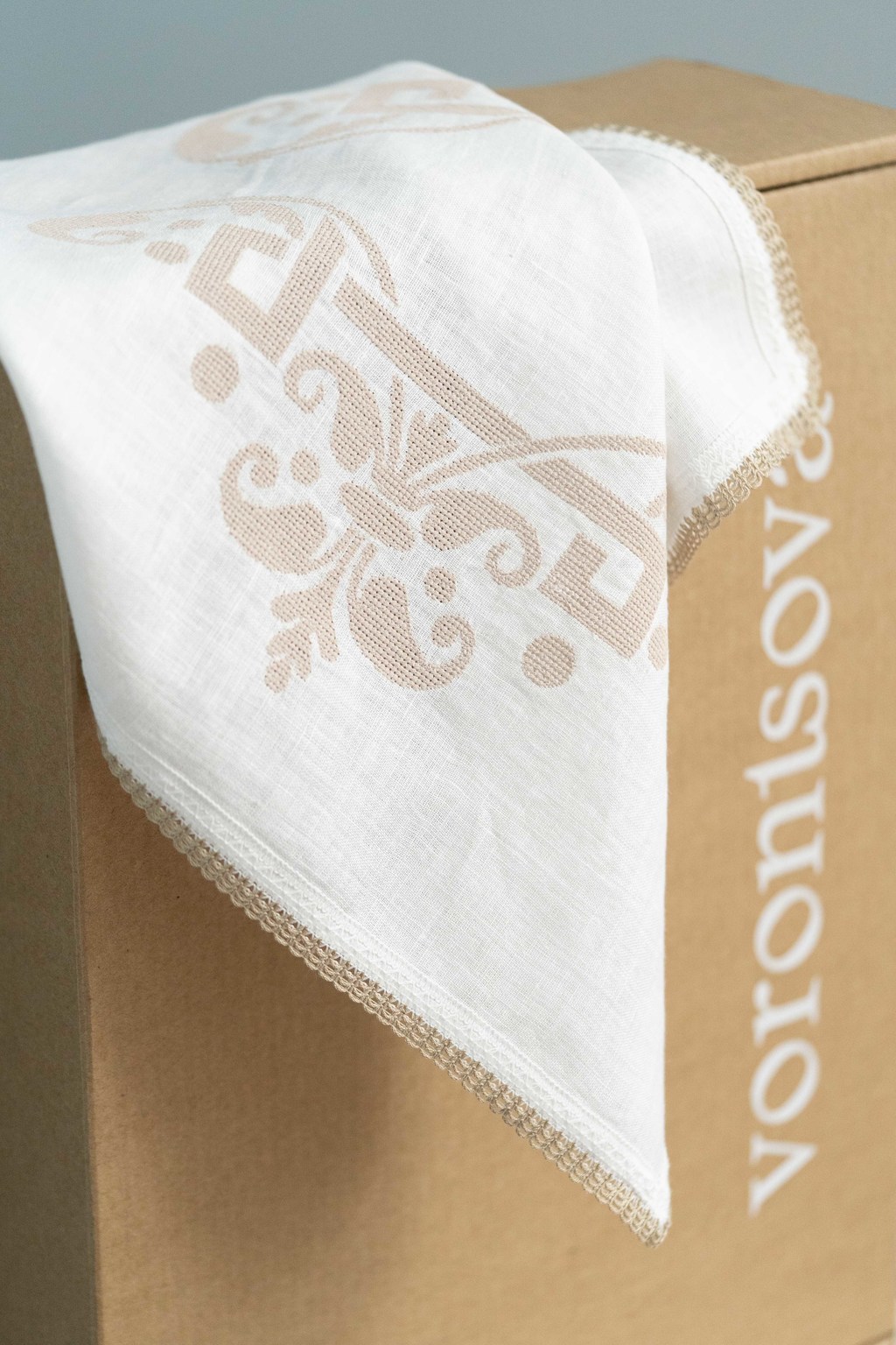 Салфетка Любимая белая