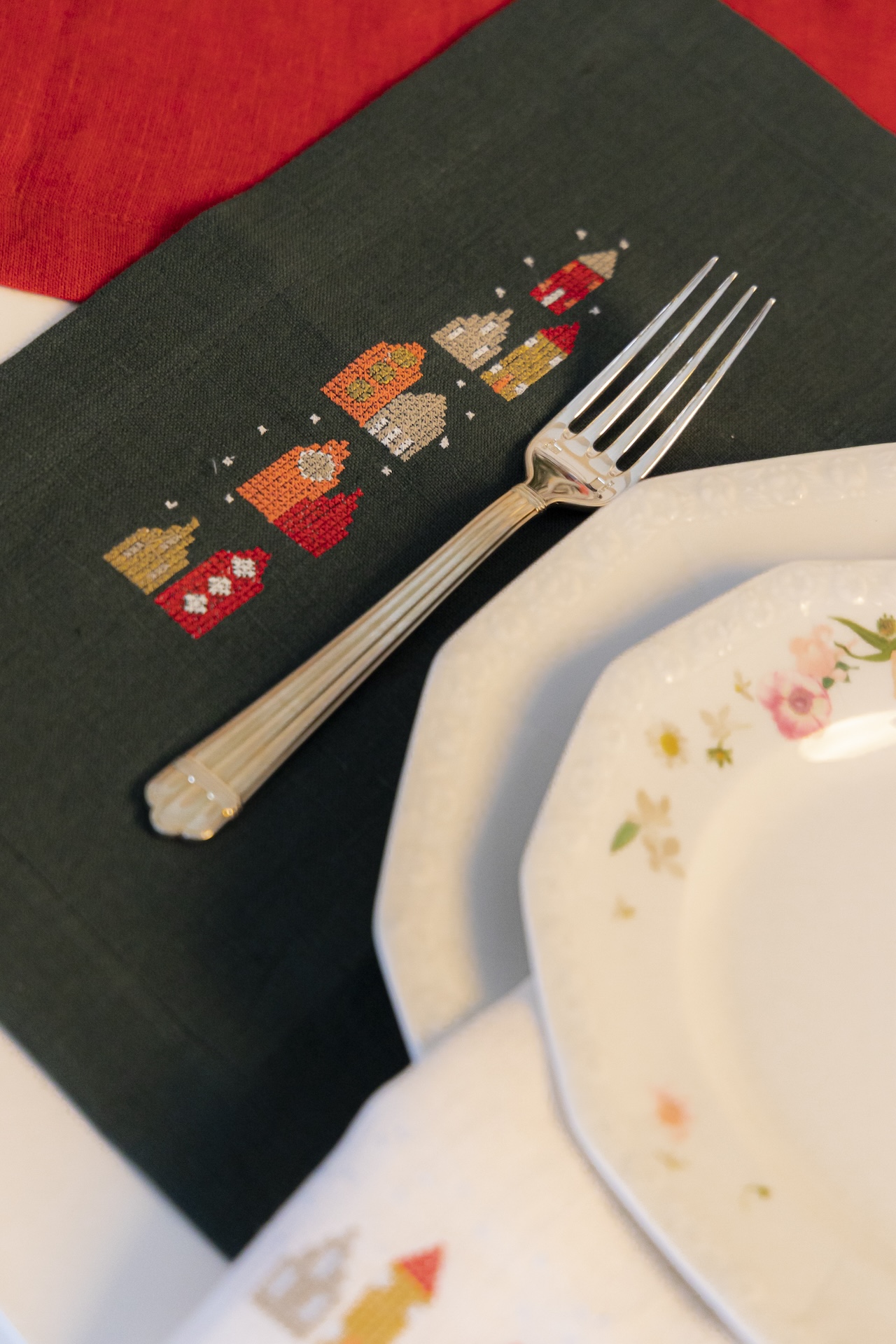 Салфетка подстановочная Домики