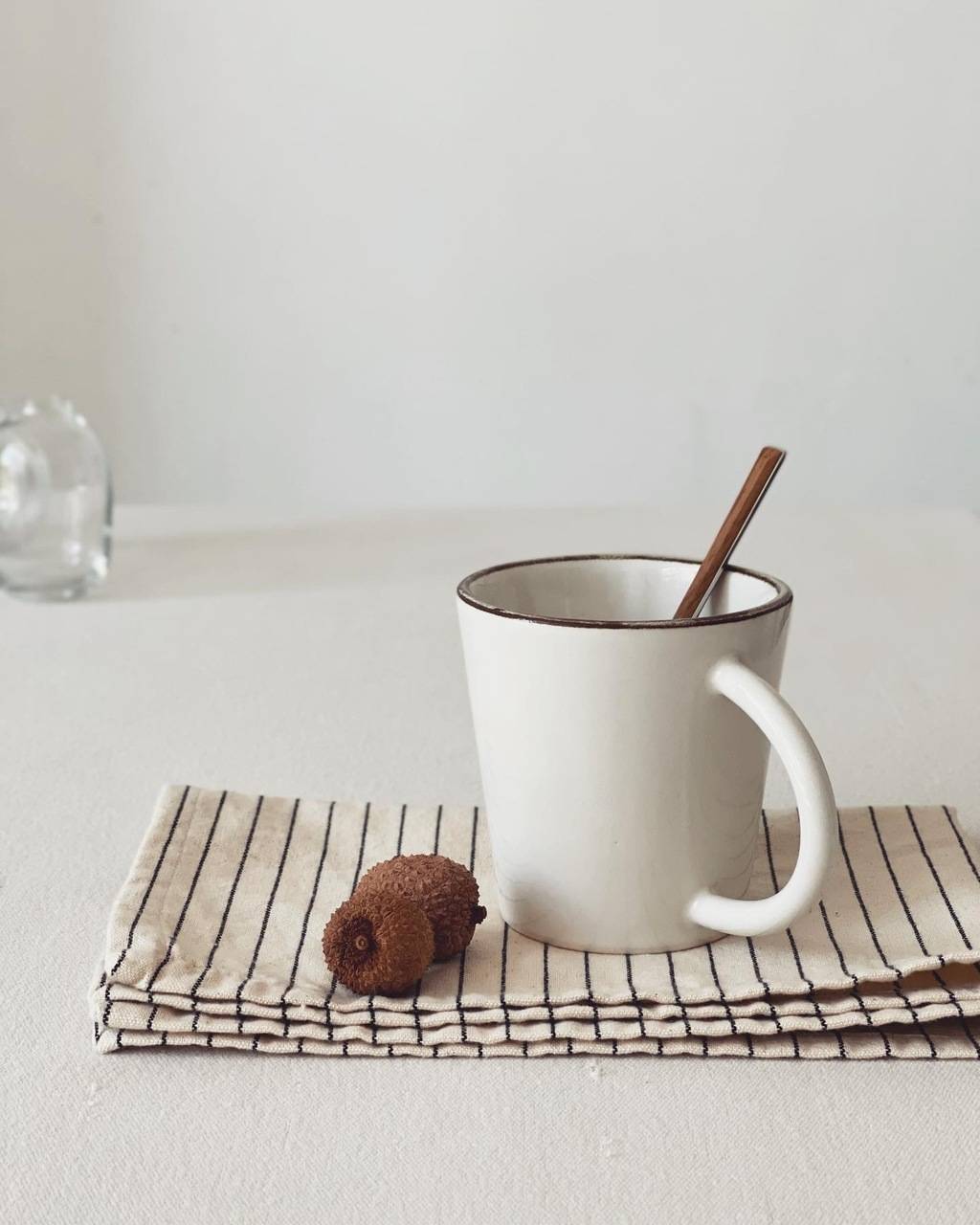 White mug "Tetriflat"