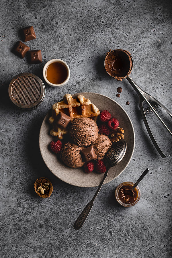 Rolled plastic backdrop "Platte" P007