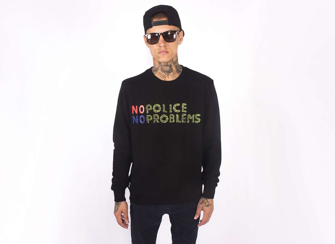 толстовка NO POLICE NO PROBLEMS