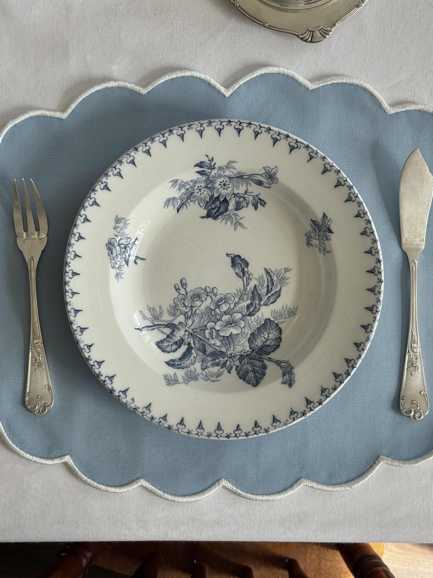 Плейсмат «Облака», голубой