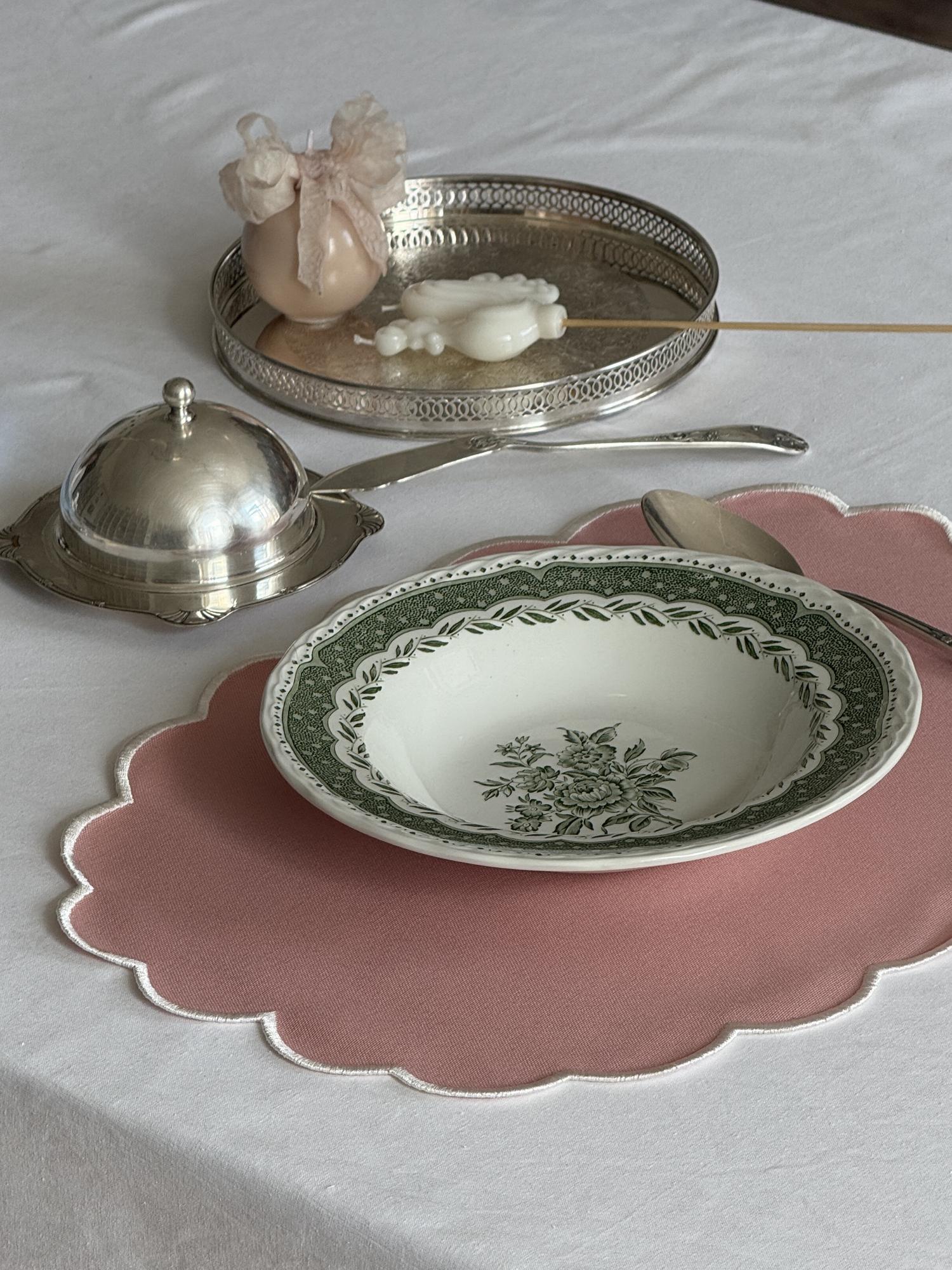 Плейсмат «Облака», розовый