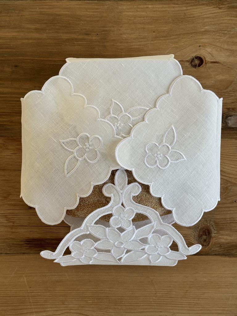 Салфетка для хлеба, ришелье