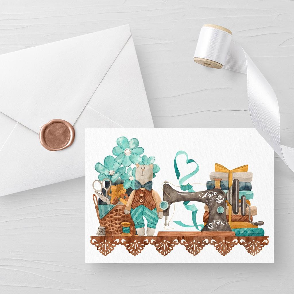 "У Моревой на полке... швейная машинка"