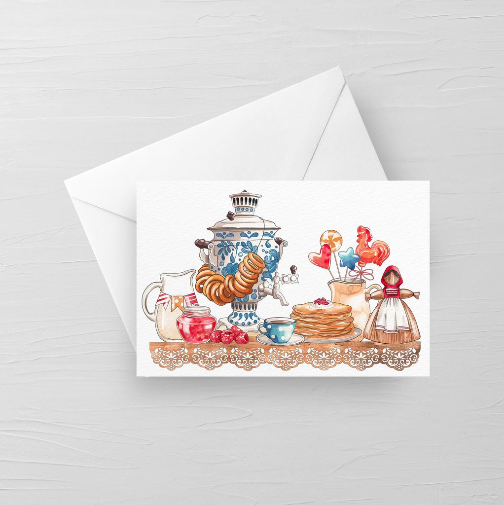 У Моревой на полке масленица