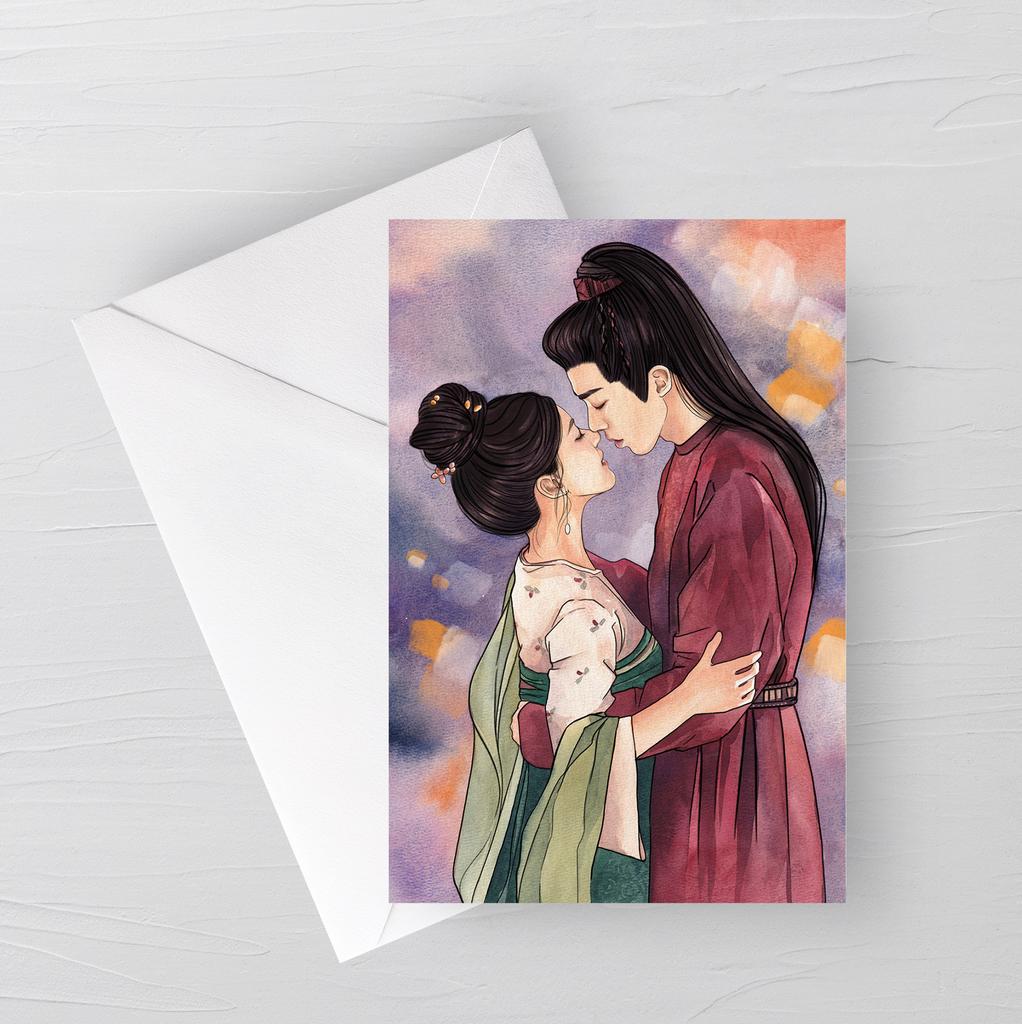 Янь Цзыцзин и Дуаньу  /"Жемчужная завеса"/