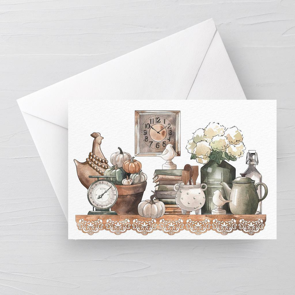 У Моревой на полке домашний декор