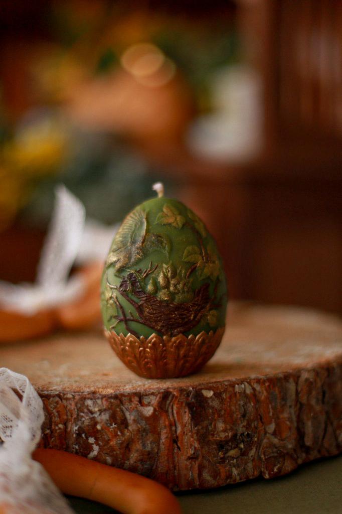 Свеча яйцо «Гнездышко»