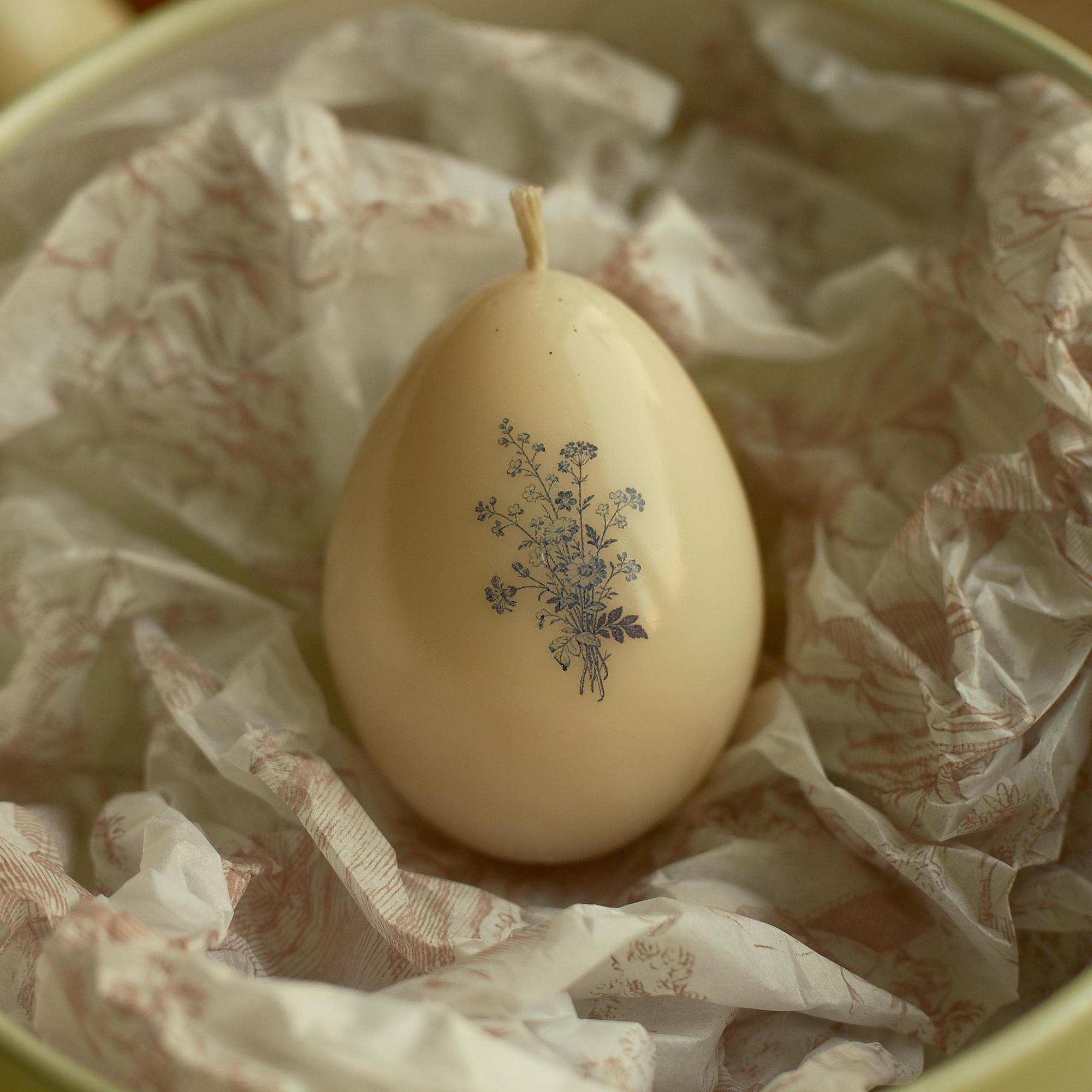 Свеча Яйцо пасхальное в стиле Туаль Де Жуи №1