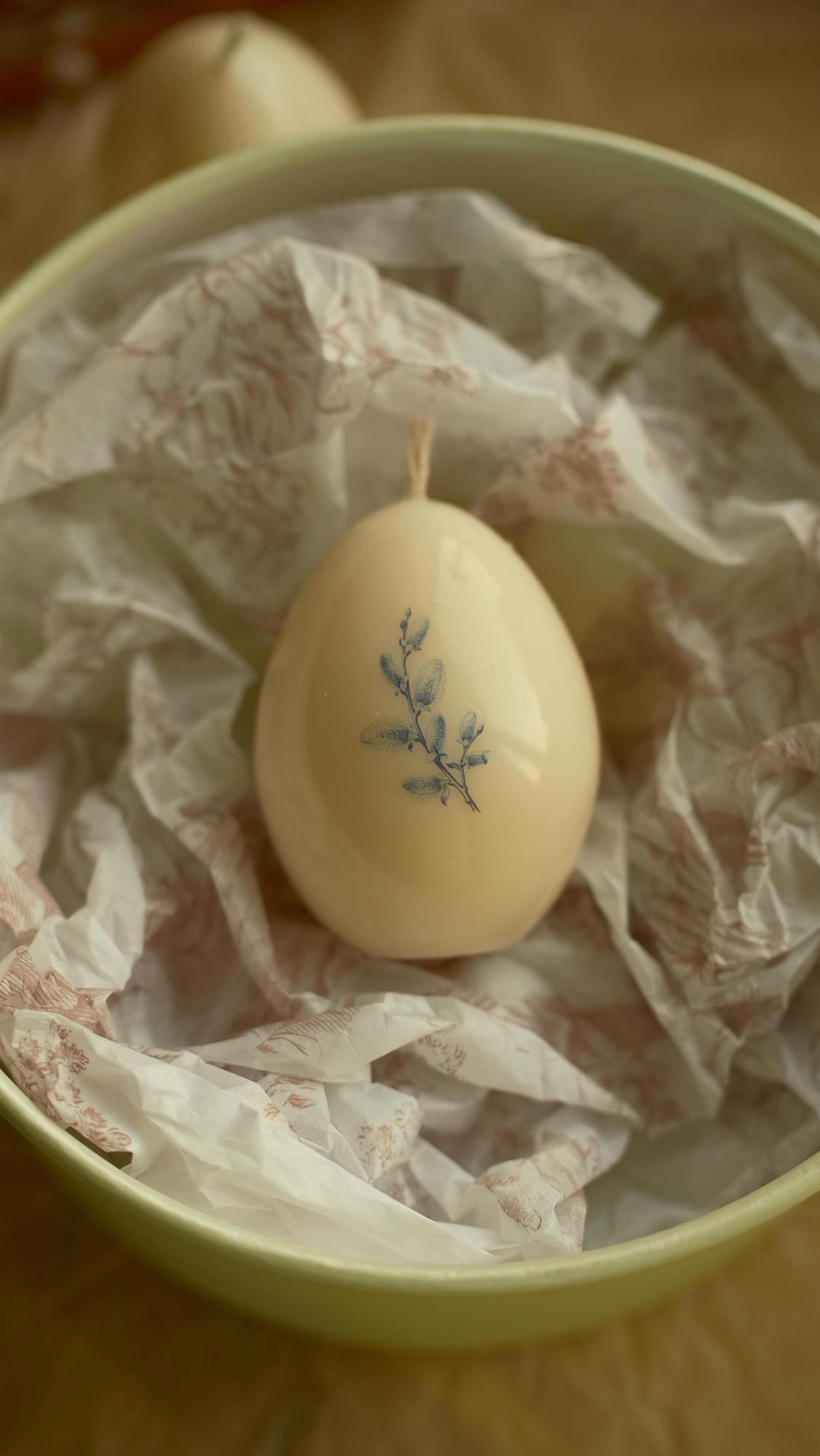 Свеча Яйцо пасхальное в стиле Туаль Де Жуи №5