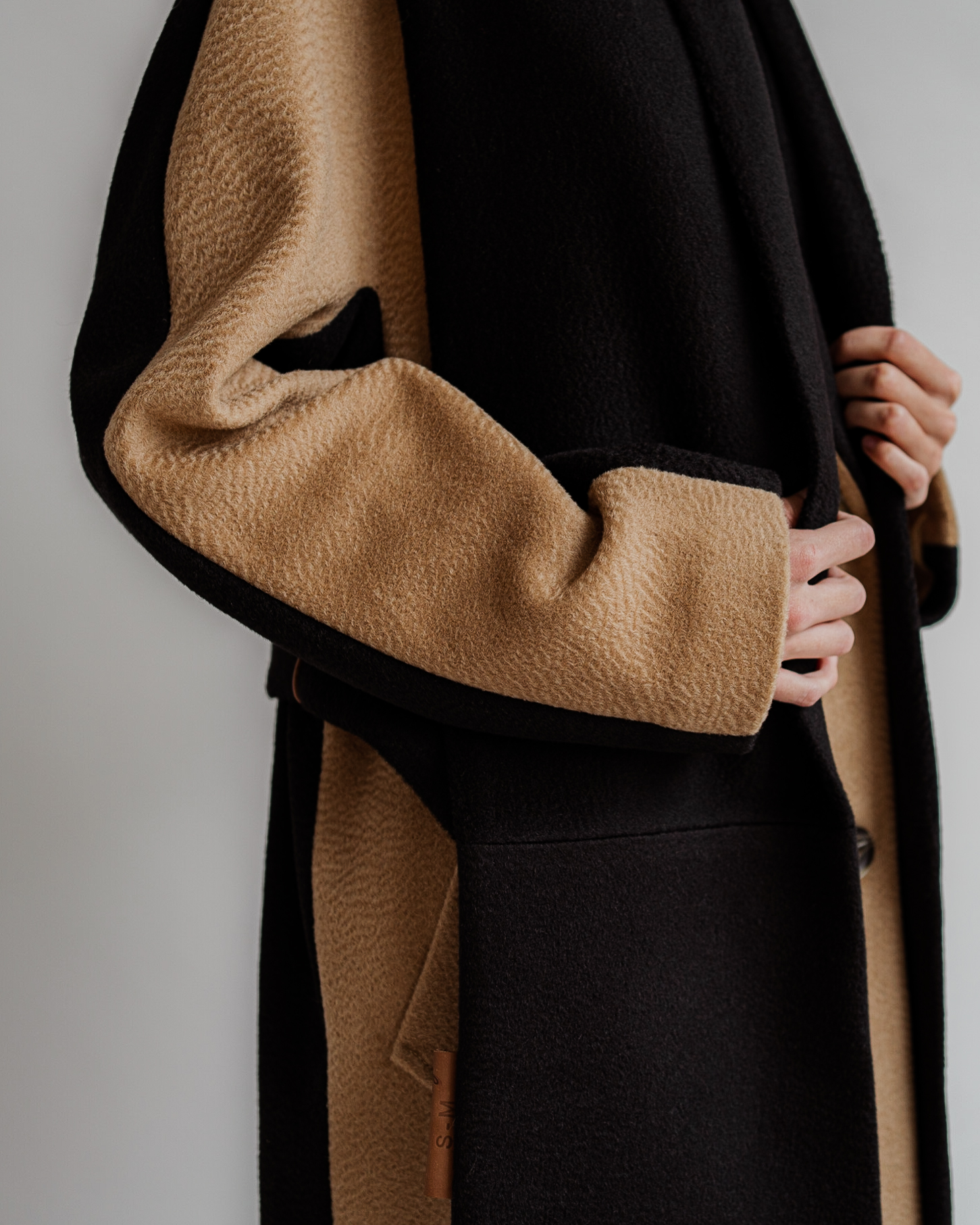 Пальто из кашемира "Two sides"