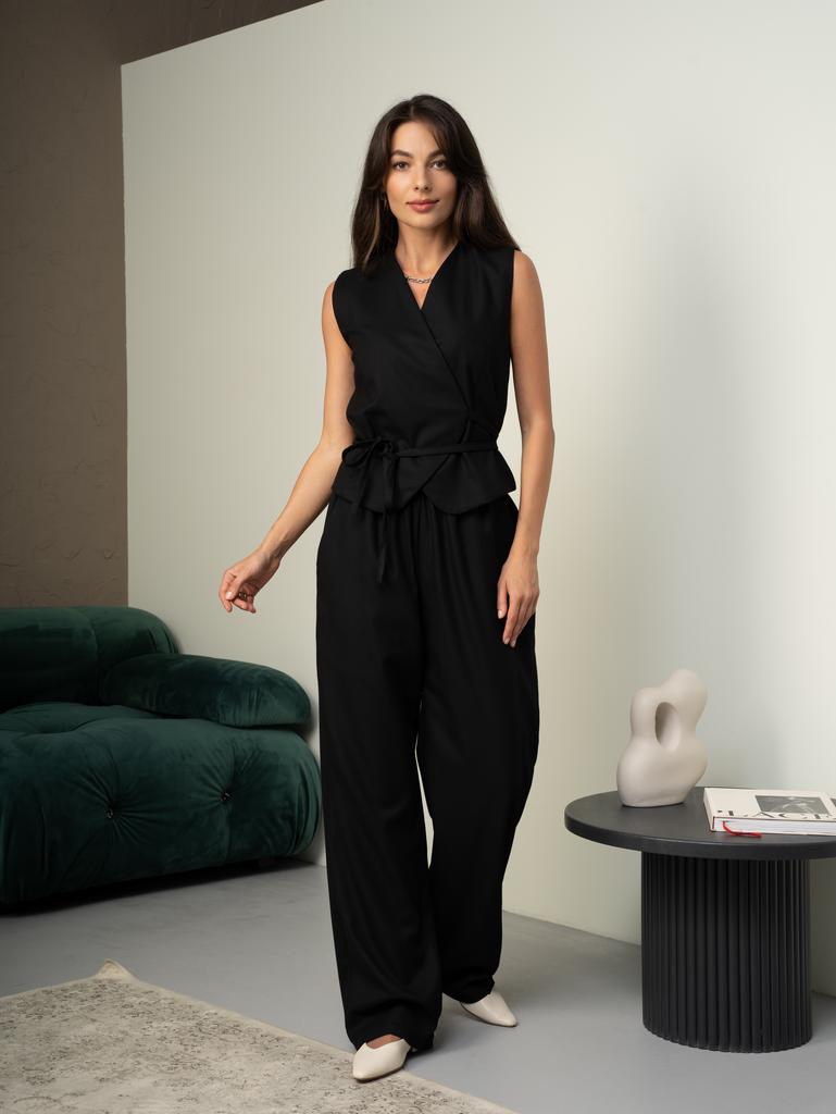 Жилет Liberty на регулируемых завязках (чёрный)