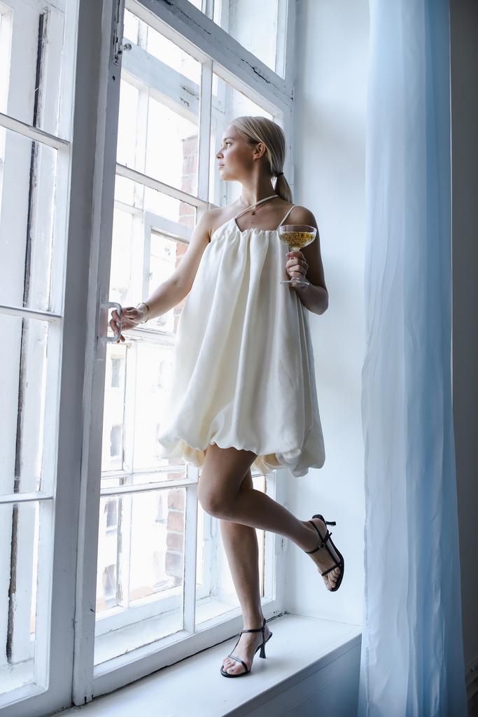 Платье Balloon из шелка