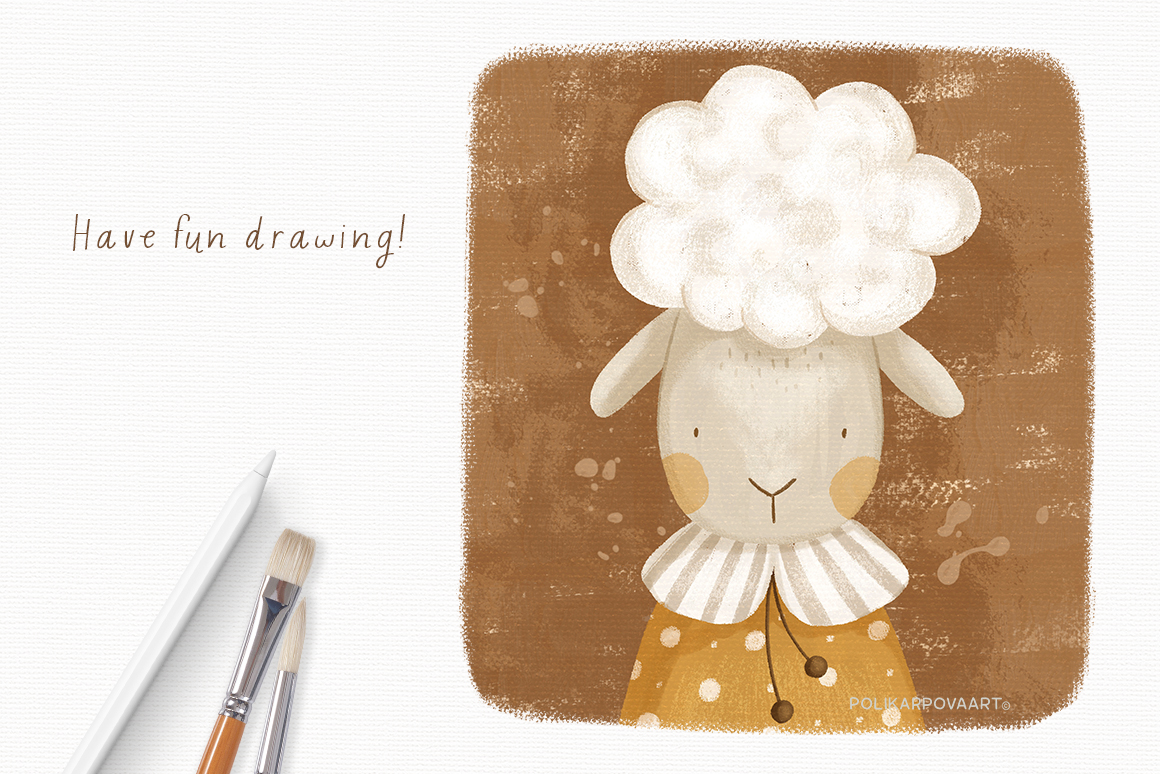 "Oil Art" - oil brushes and canvases for Procreate