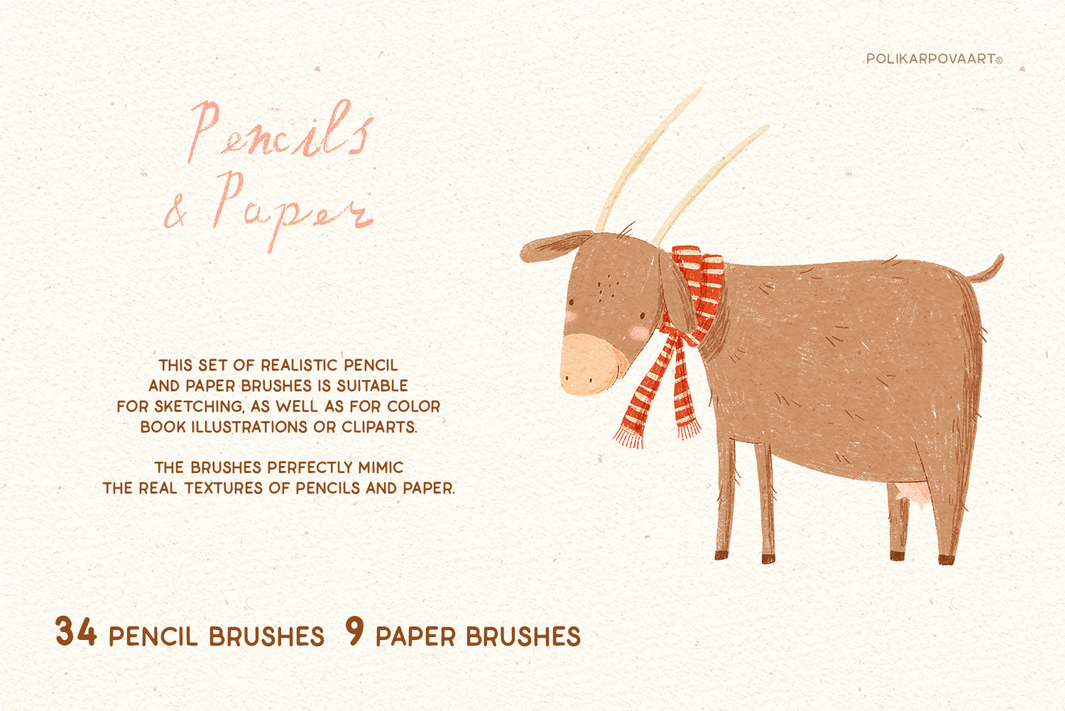 "Pencils and Paper" - a set of realistic brushes for Procreate