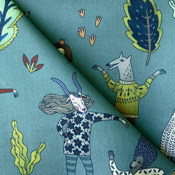 Интерьерная ткань Ило (яркий)