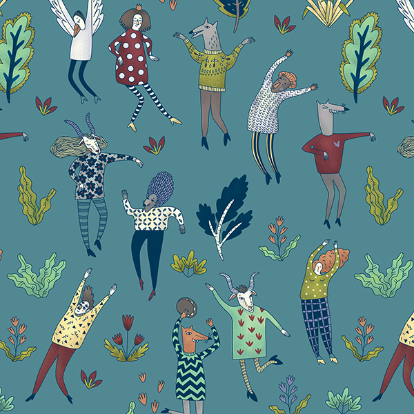 Интерьерная ткань Ило (яркий)