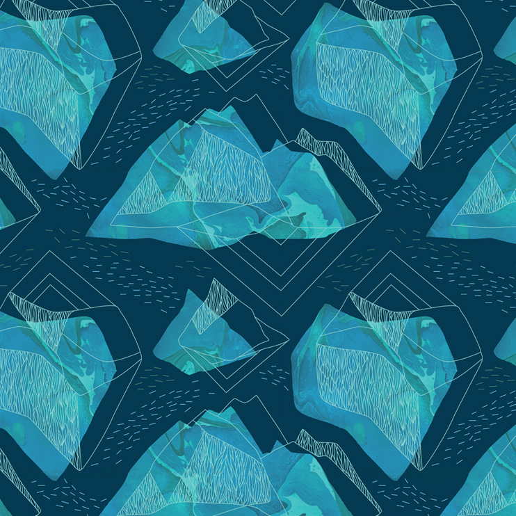 Интерьерная ткань Ледники