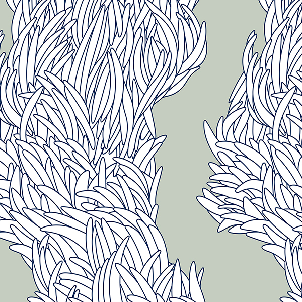 Интерьерная ткань Леват (зеленый фон)