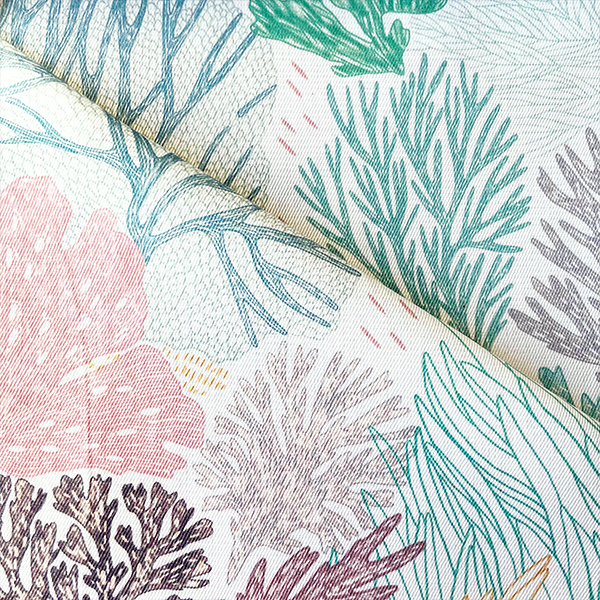 Интерьерная ткань Водоросли Камчатки (светлый)