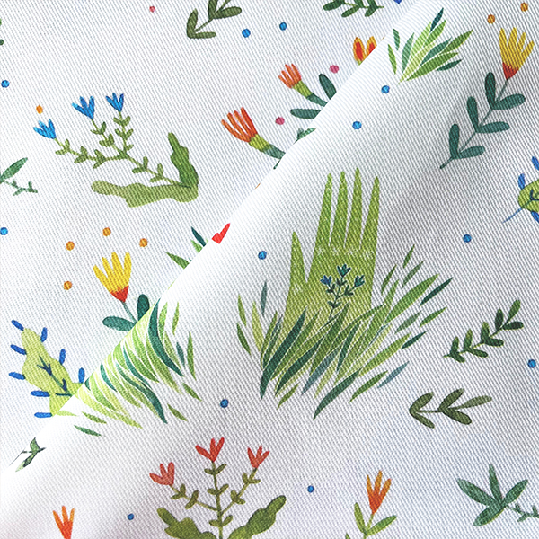 Интерьерная ткань- Муса (компаньон Теодор, белый фон)