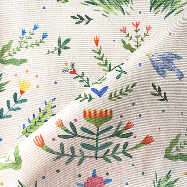 Интерьерная ткань- Муса (компаньон Теодор, бежевый фон)