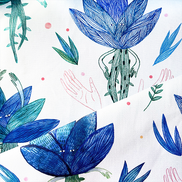 Интерьерная ткань Марена (белый фон)