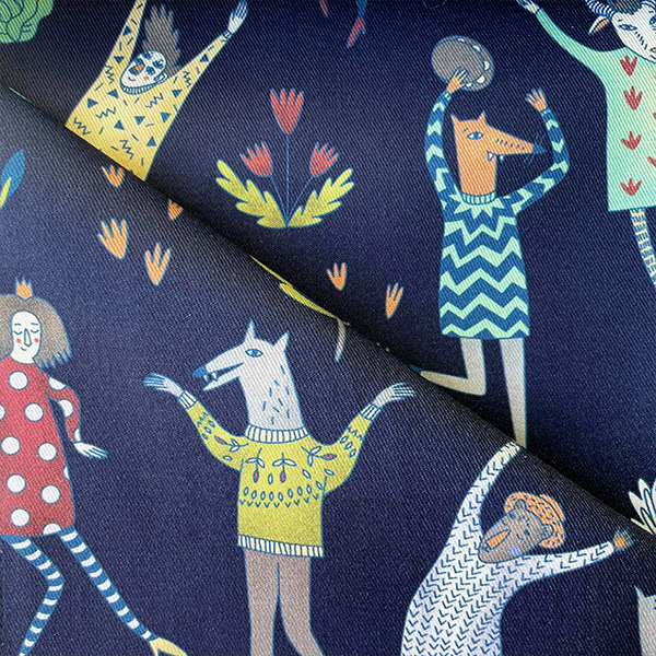 Интерьерная ткань Ило (темный)