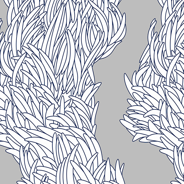 Интерьерная ткань Леват (серый фон)