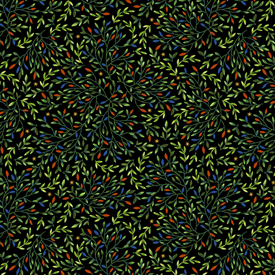 Интерьерная ткань Керкадор (черный фон)