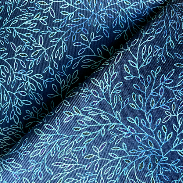 Интерьерная ткань Похья (компаньон к принту Луотола) синий фон