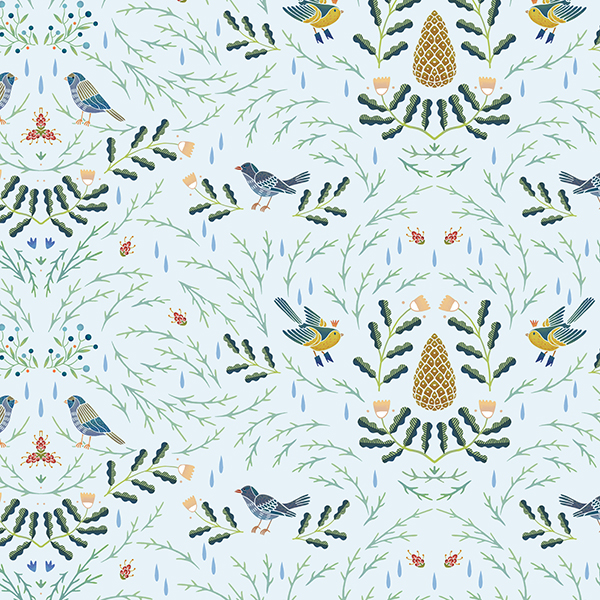 Интерьерная ткань Картио (светлый фон)