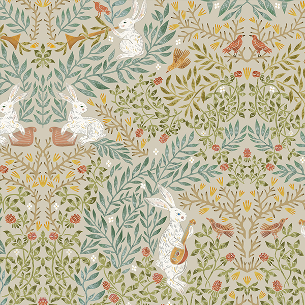 Интерьерная ткань Шылад (бежевый фон)