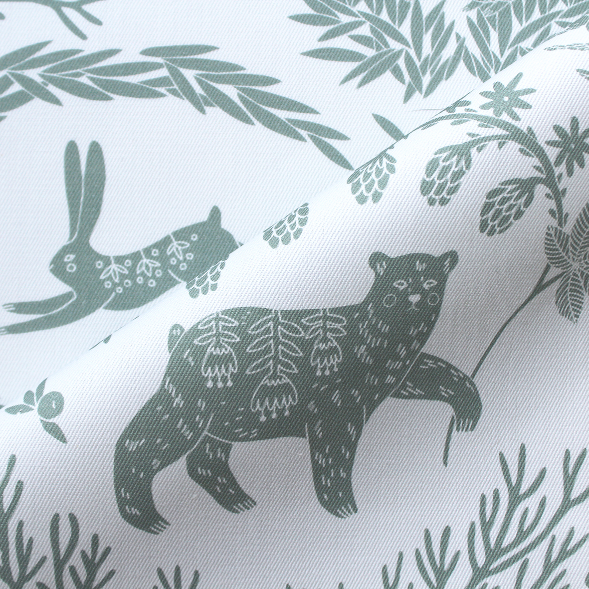 Интерьерная ткань Ошпи (Наллекарху) (зеленый монотонный)