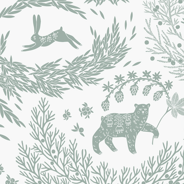 Интерьерная ткань Ошпи (Наллекарху) (зеленый монотонный)