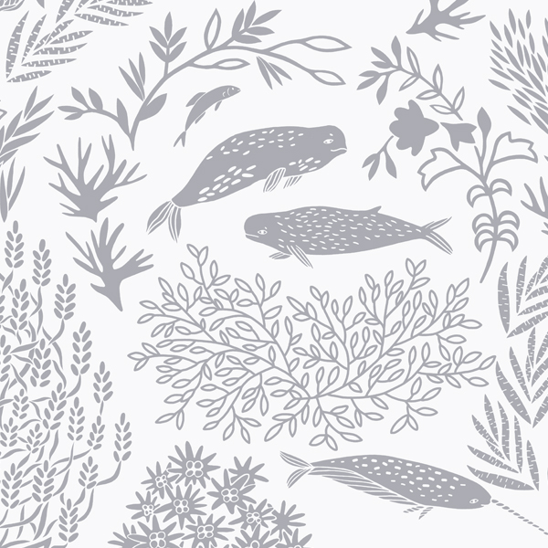 Интерьерная ткань Луотола (серый монотонный)